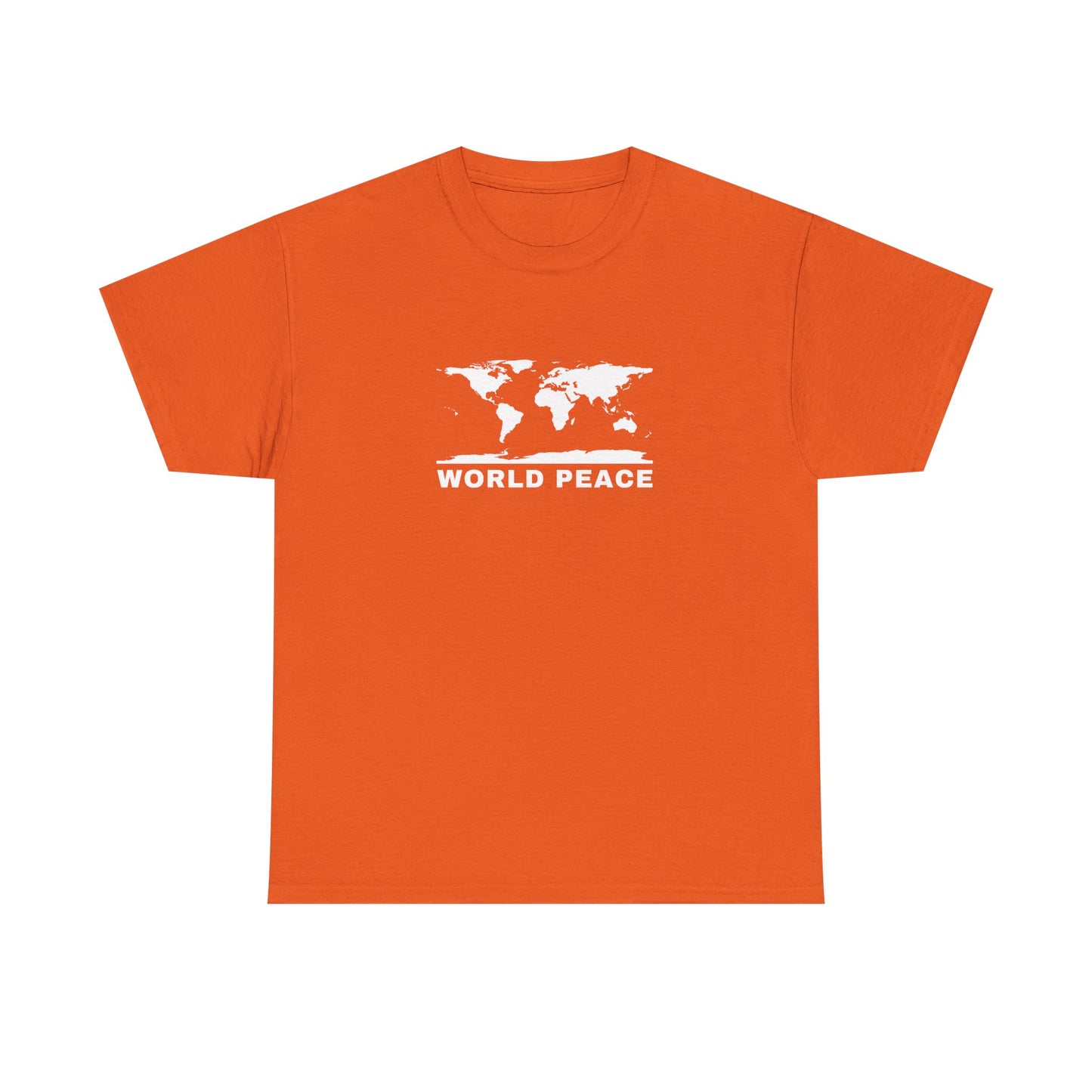 WORLD PEACE ORIGINAL LOGO T-SHIRT BLACK AND WHITE