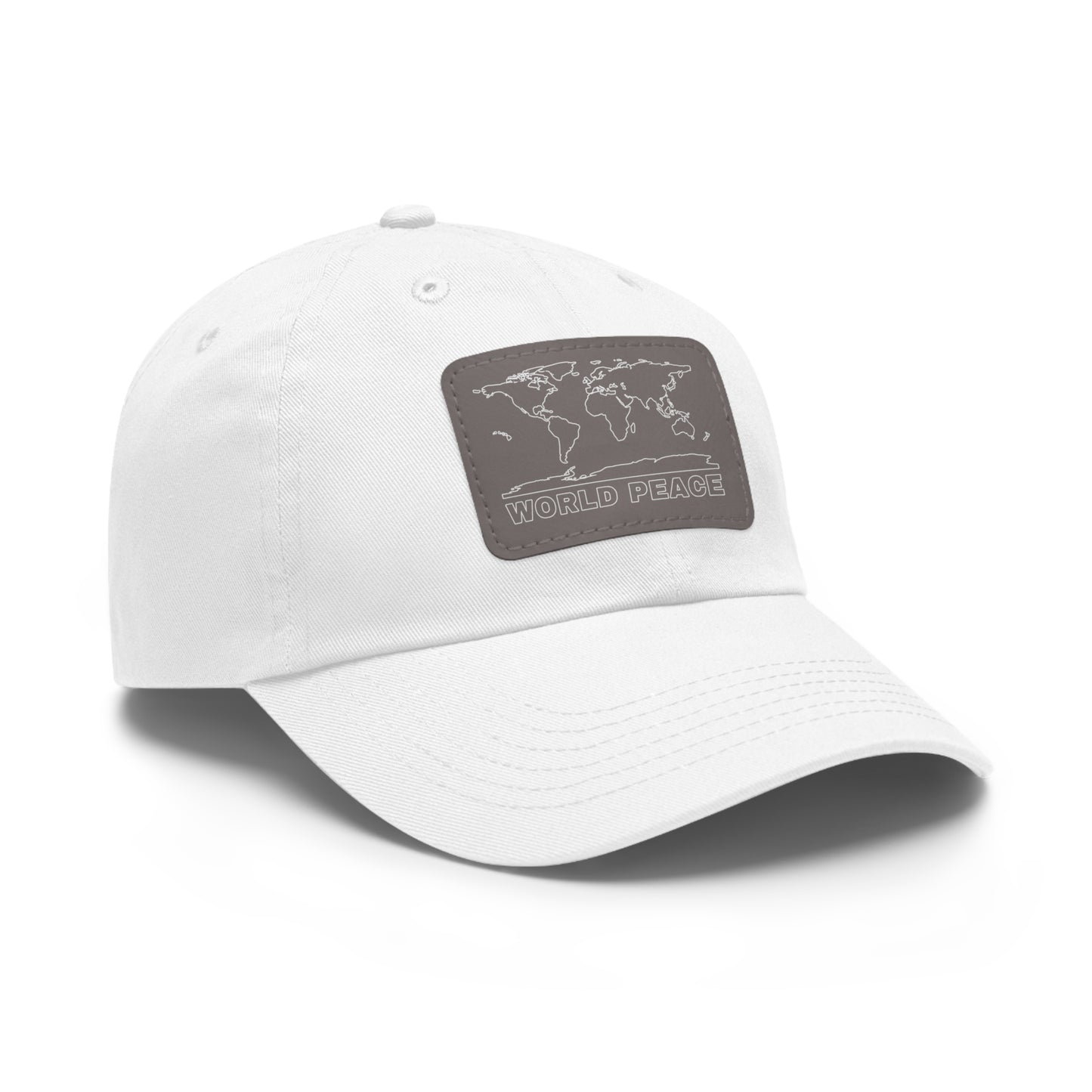 WORLD PEACE LEATHER HAT