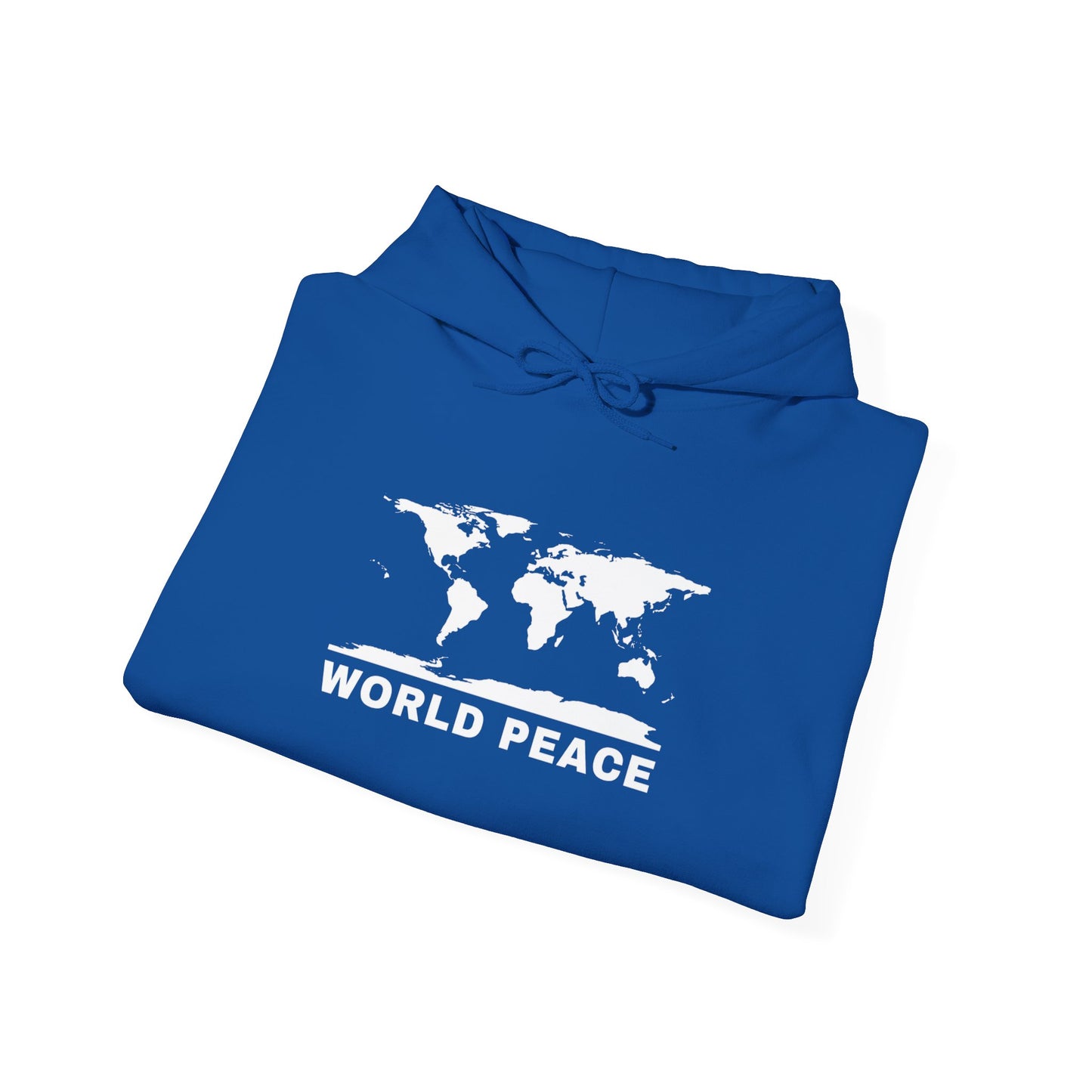 WORLD PEACE ORIGINAL LOGO HOODIE BLACK AND WHITE