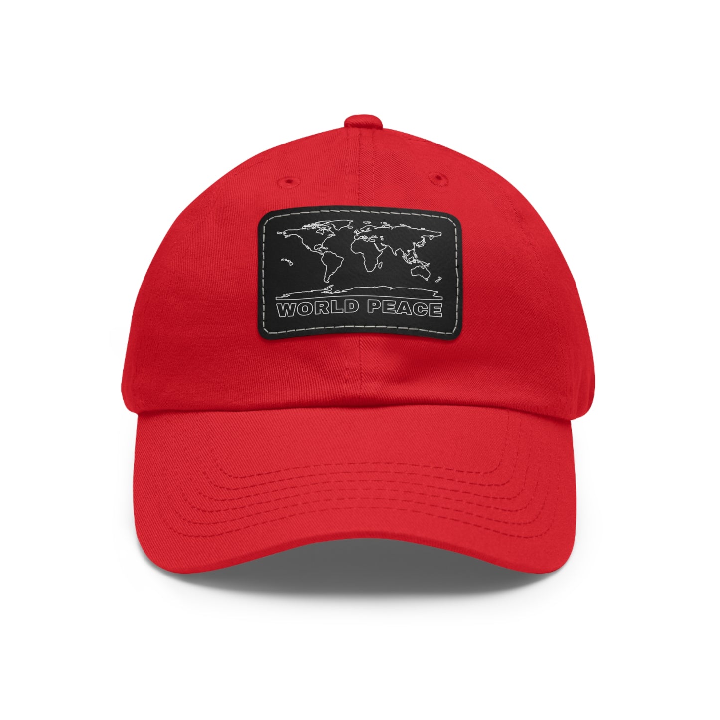 WORLD PEACE LEATHER HAT