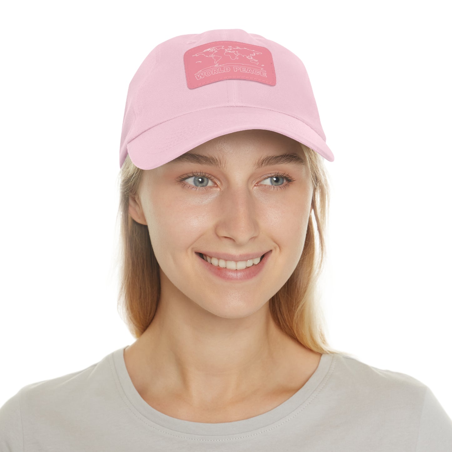 WORLD PEACE LEATHER HAT