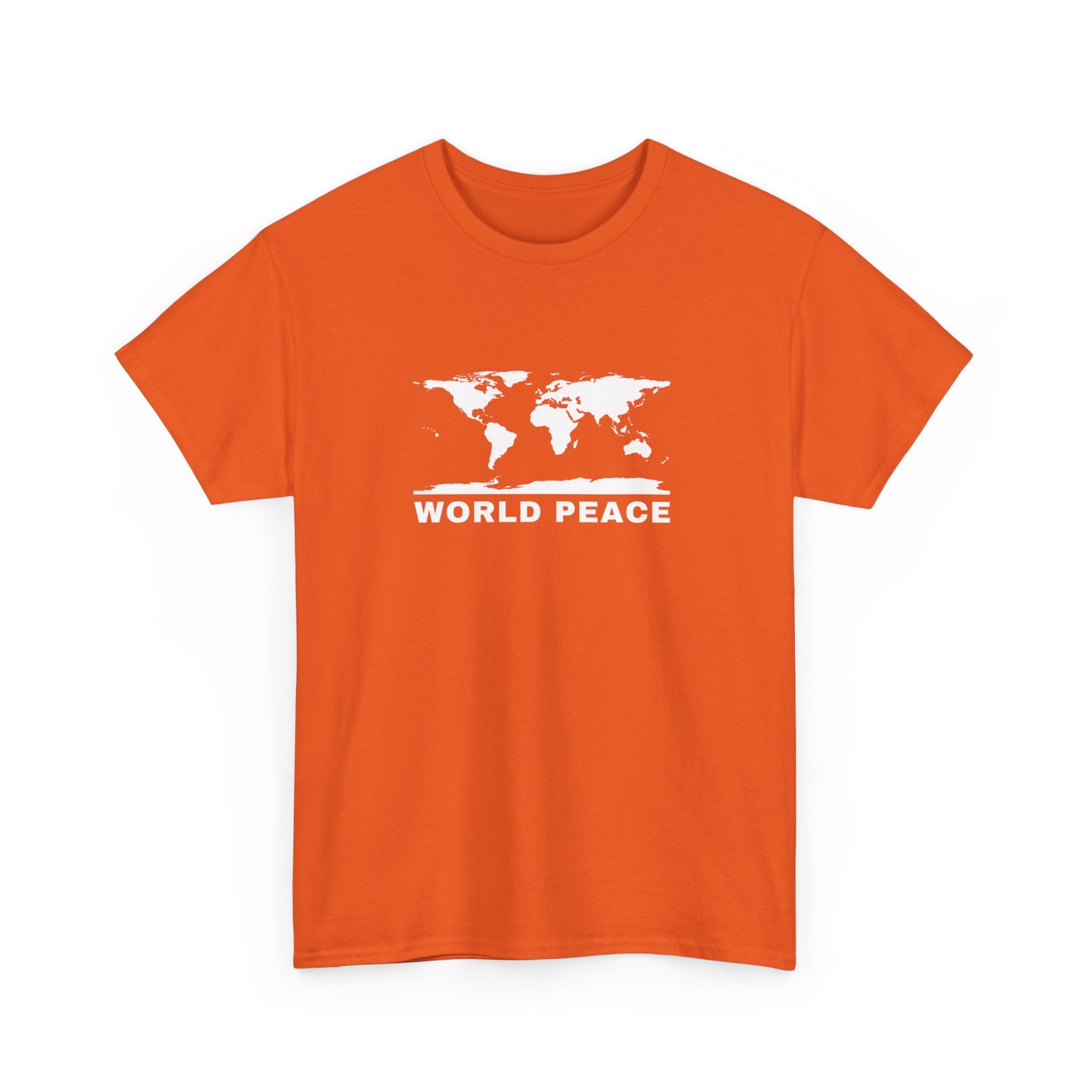 WORLD PEACE ORIGINAL LOGO T-SHIRT BLACK AND WHITE