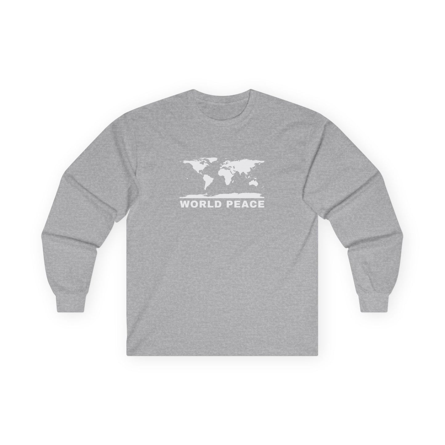 WORLD PEACE ORIGINAL LOGO CREWNECK BLACK AND WHITE