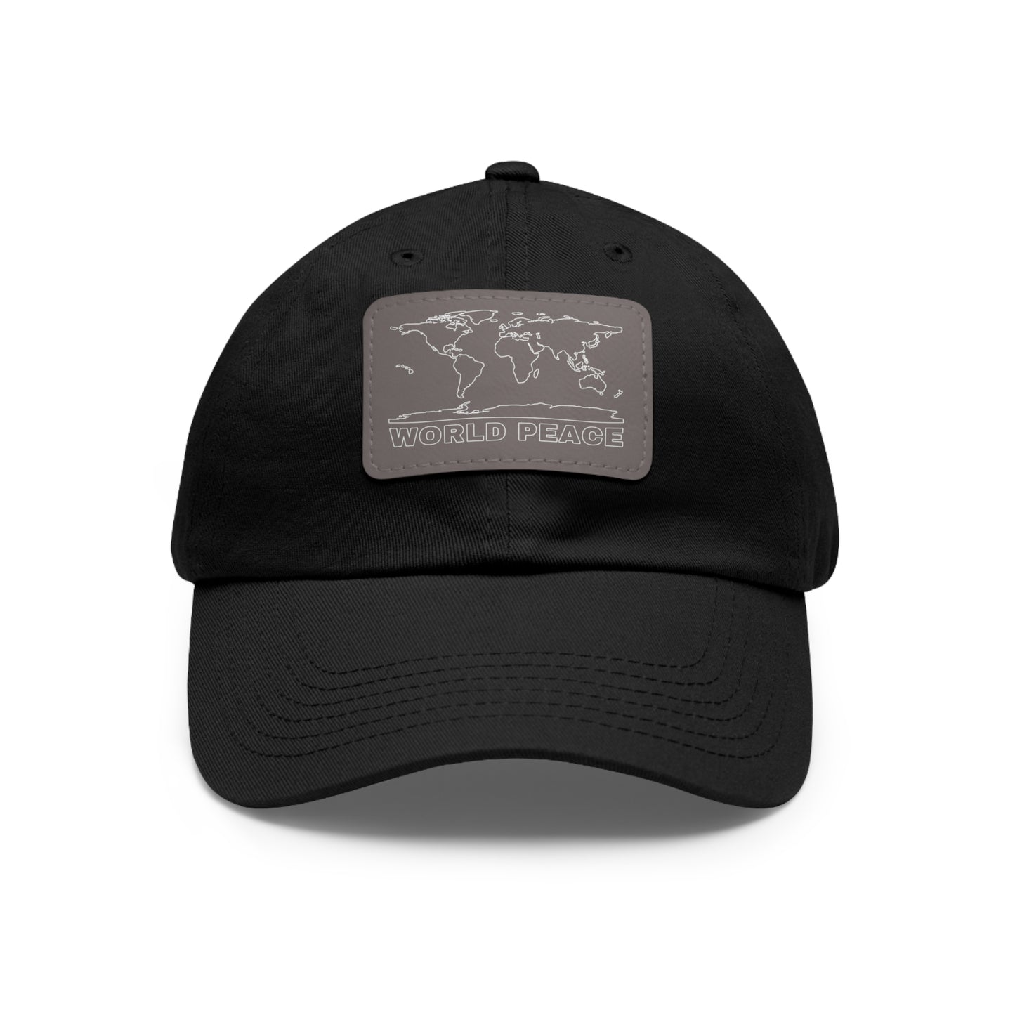 WORLD PEACE LEATHER HAT