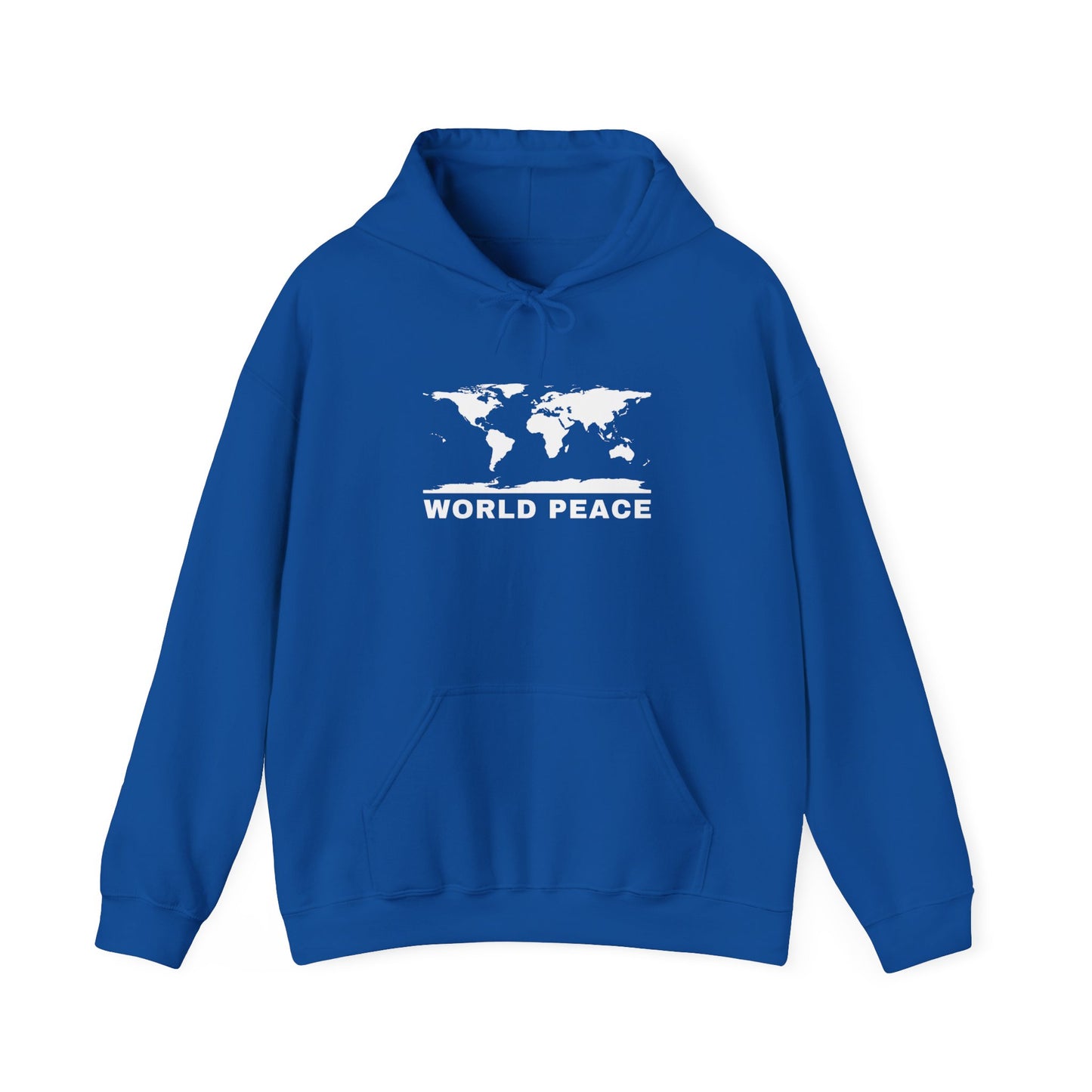 WORLD PEACE ORIGINAL LOGO HOODIE BLACK AND WHITE