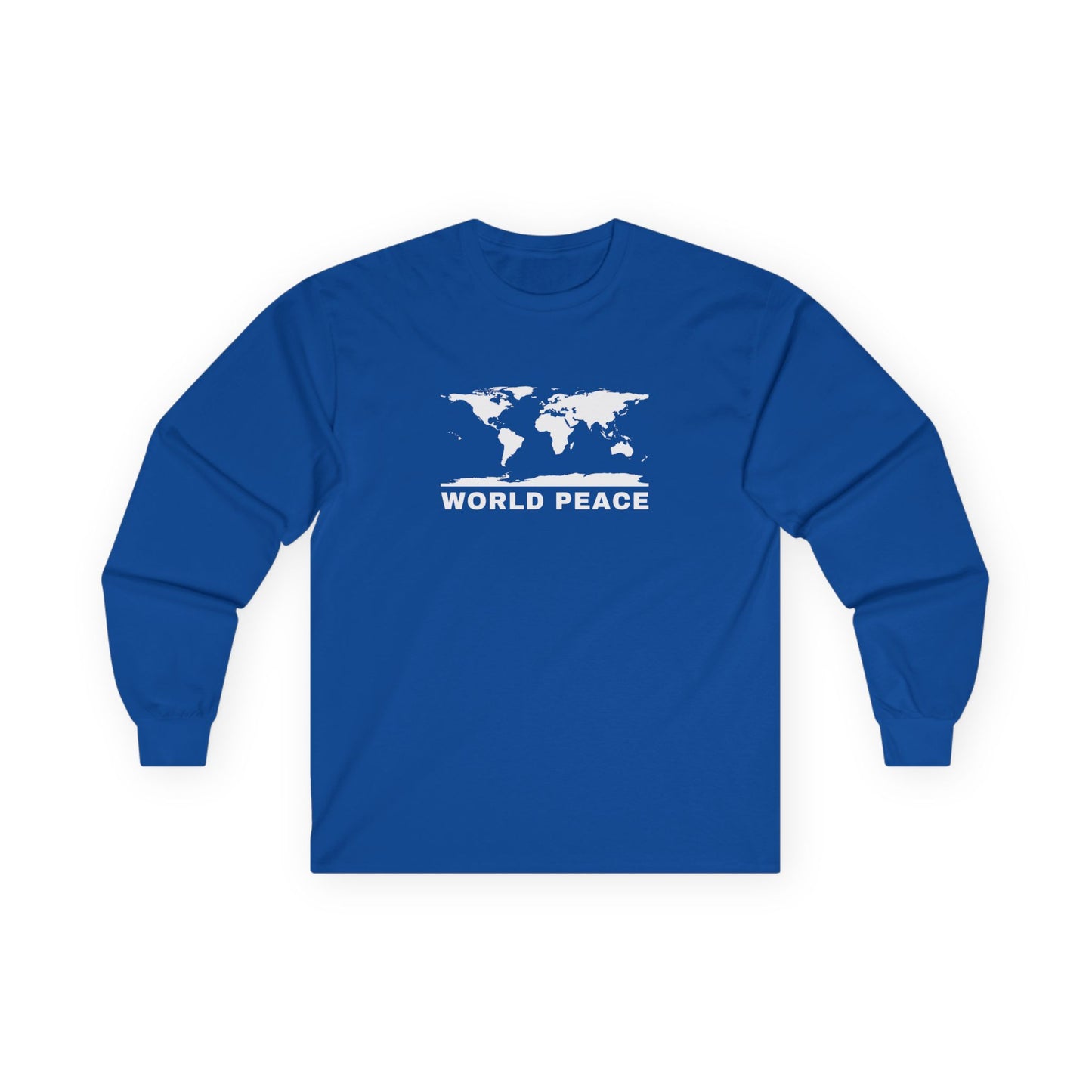 WORLD PEACE ORIGINAL LOGO CREWNECK BLACK AND WHITE