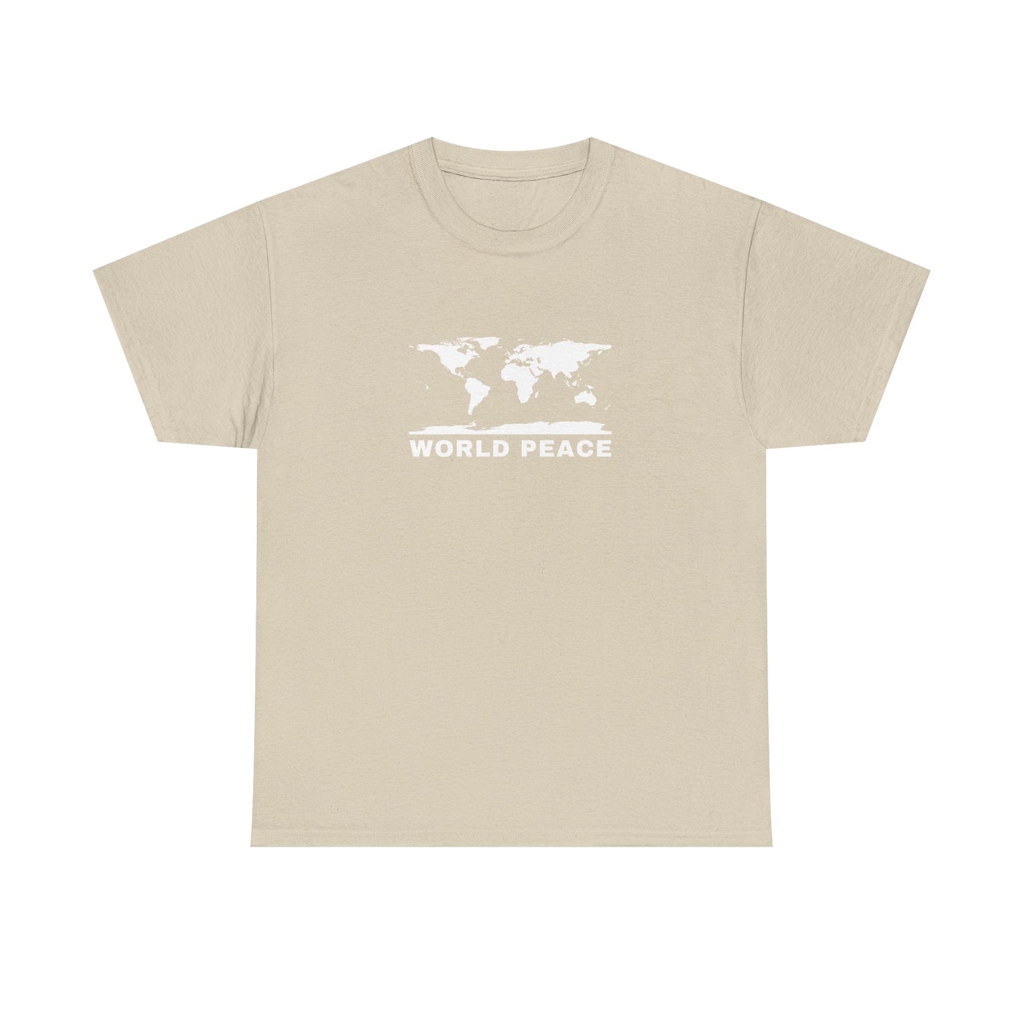WORLD PEACE ORIGINAL LOGO T-SHIRT BLACK AND WHITE
