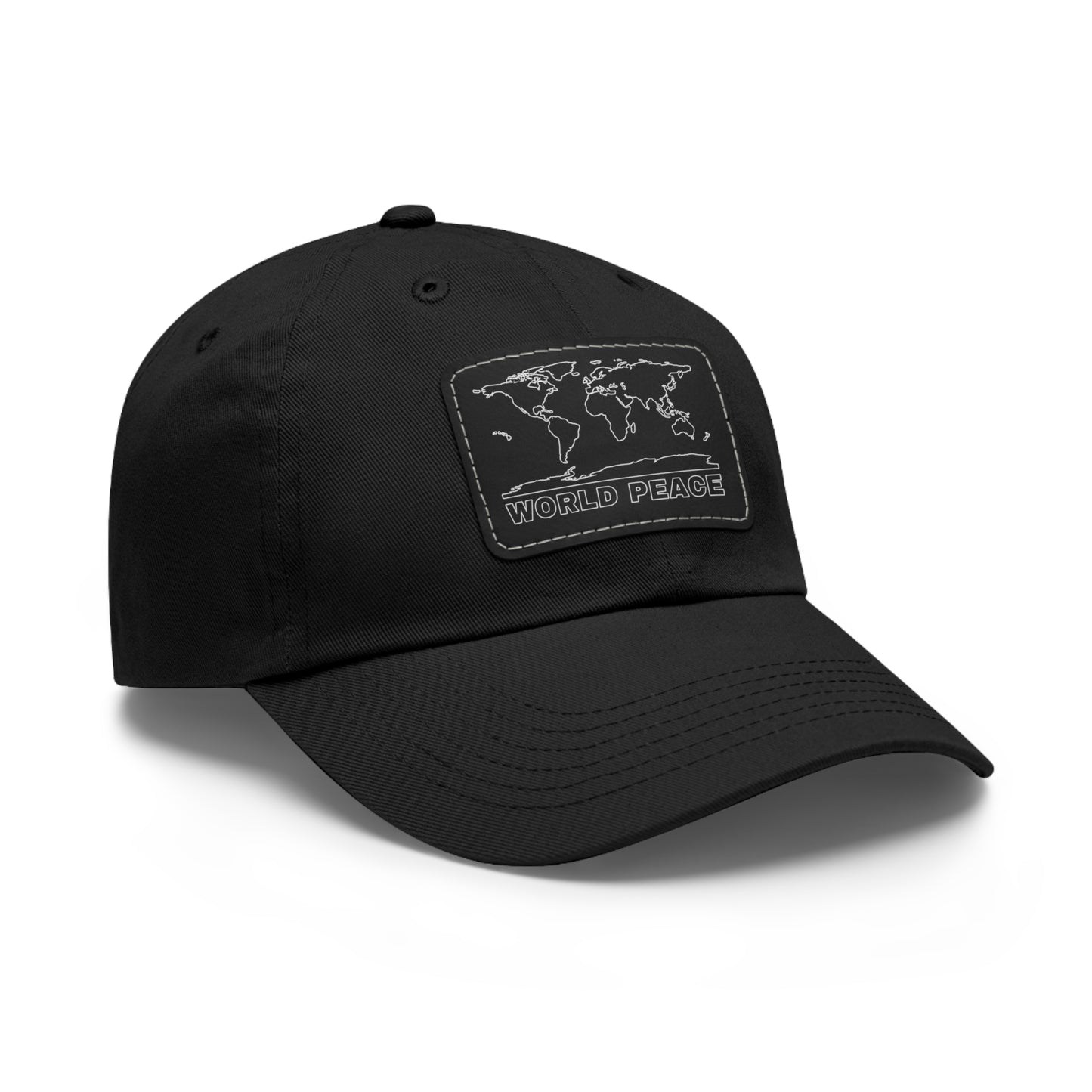 WORLD PEACE LEATHER HAT
