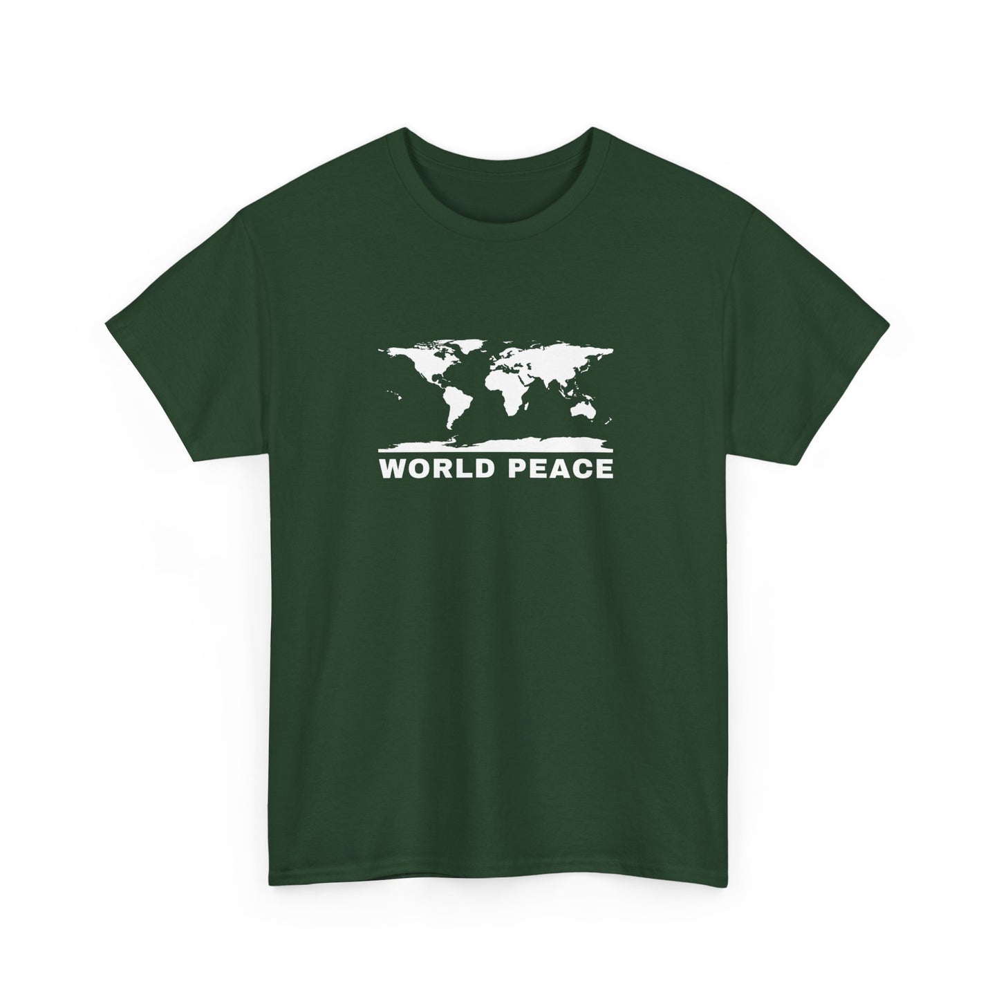 WORLD PEACE ORIGINAL LOGO T-SHIRT BLACK AND WHITE