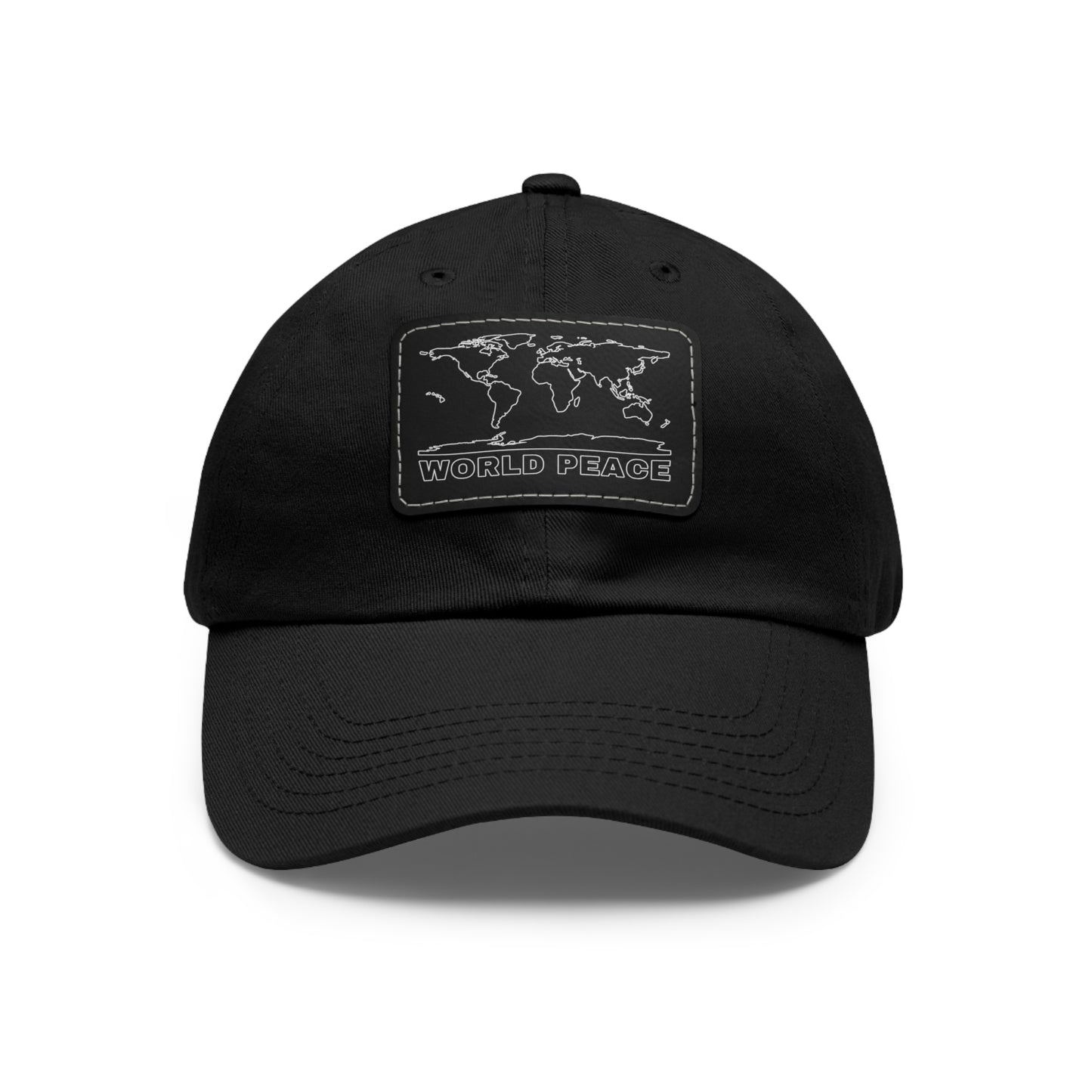 WORLD PEACE LEATHER HAT