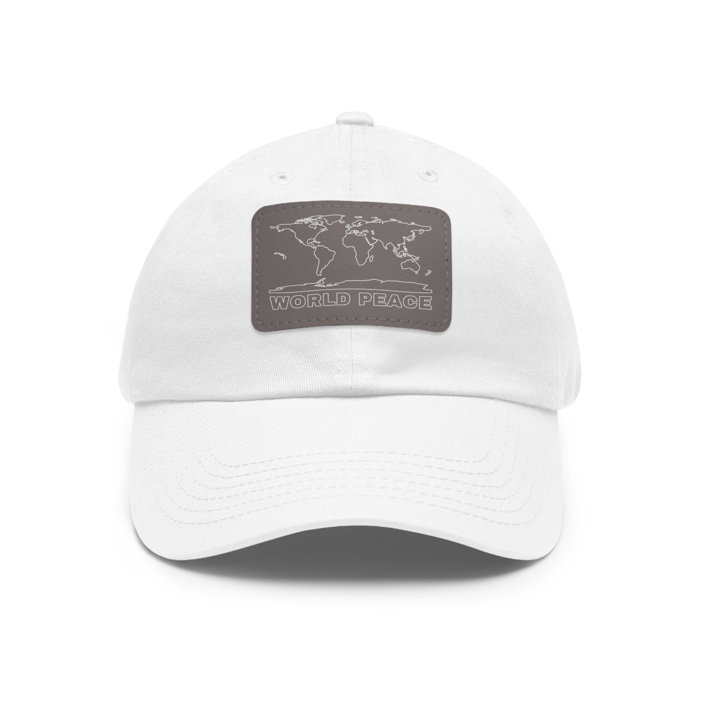 WORLD PEACE LEATHER HAT