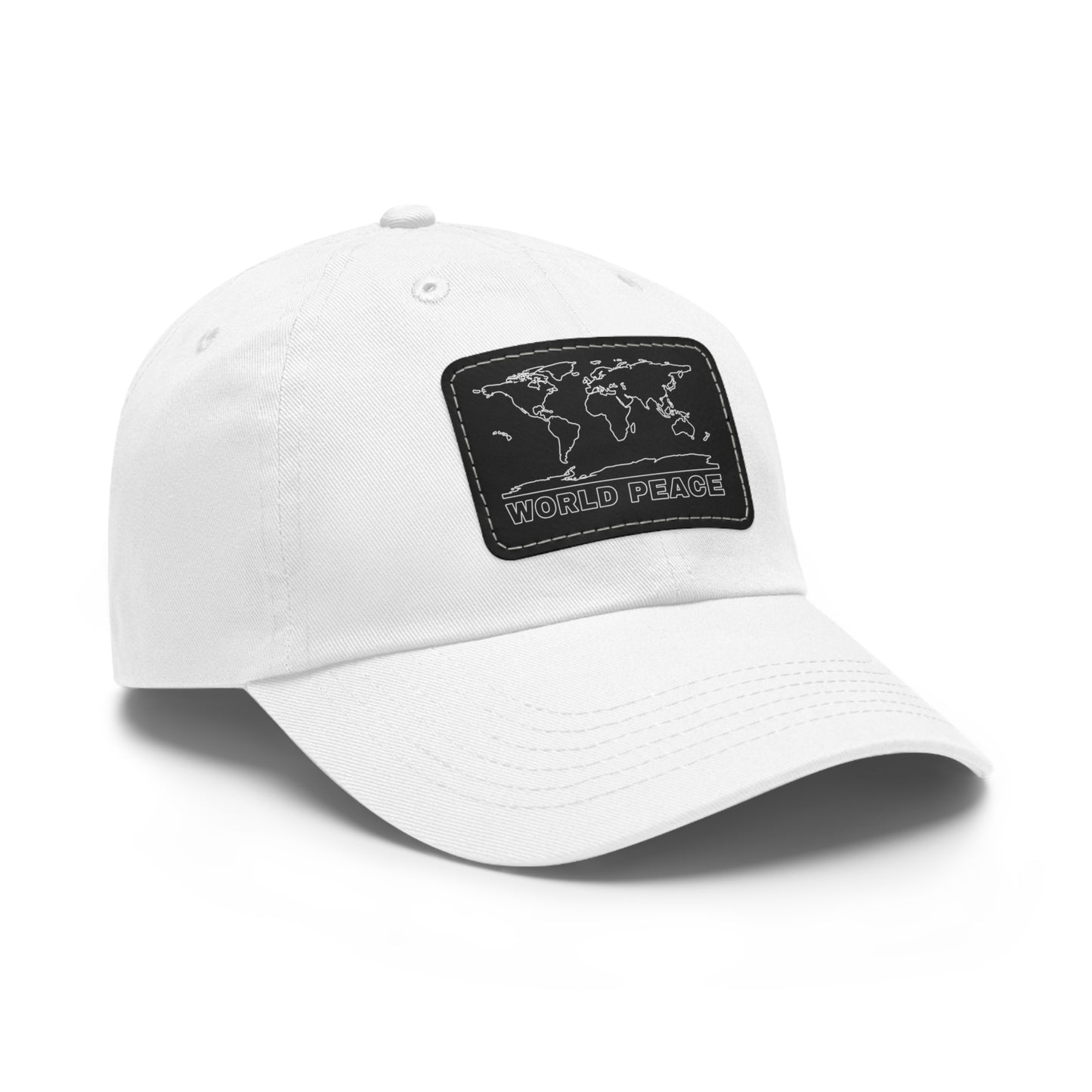 WORLD PEACE LEATHER HAT