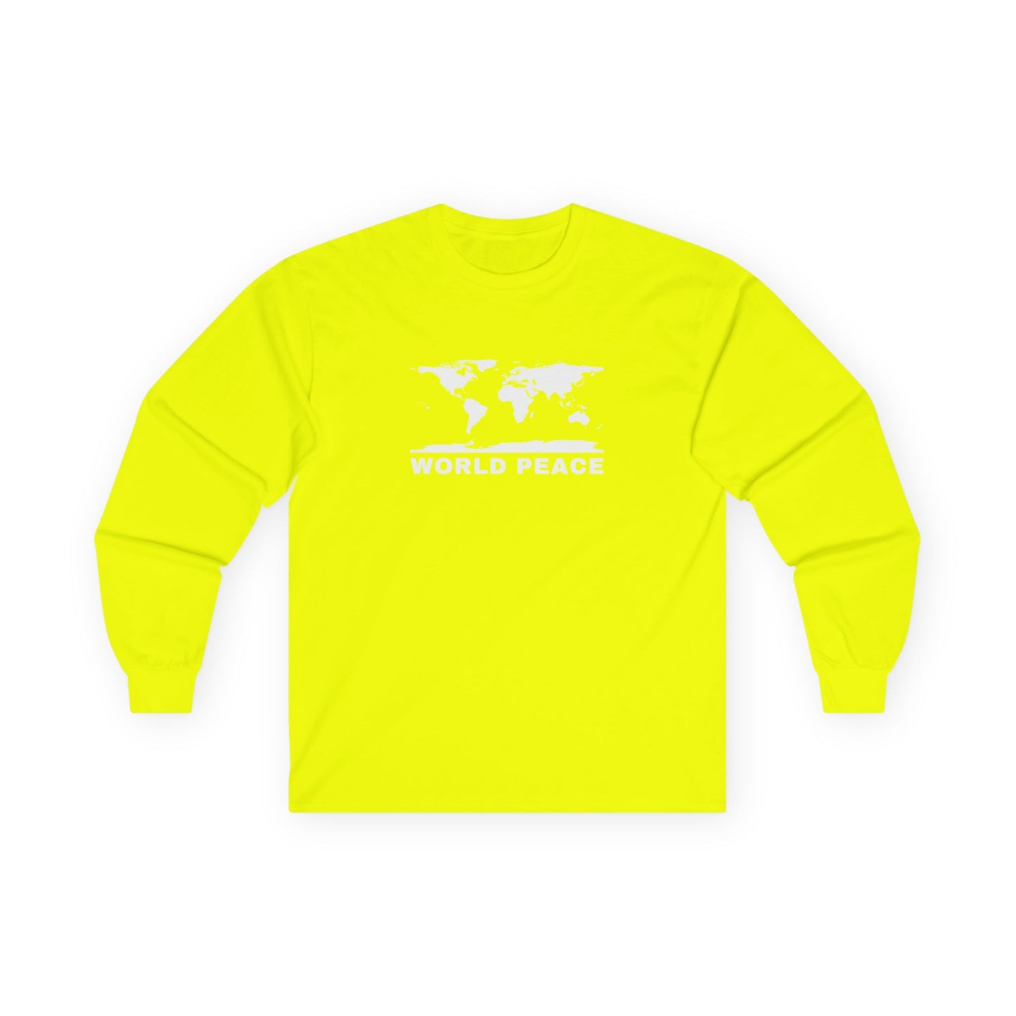 WORLD PEACE ORIGINAL LOGO CREWNECK BLACK AND WHITE