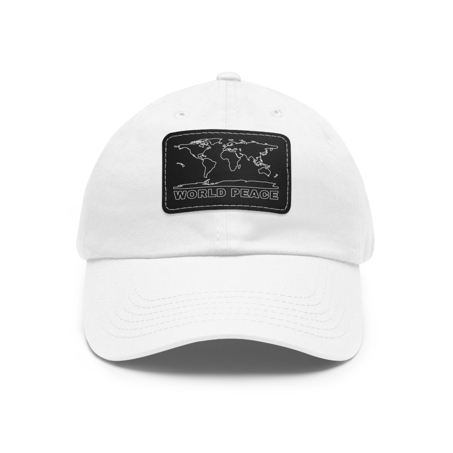 WORLD PEACE LEATHER HAT