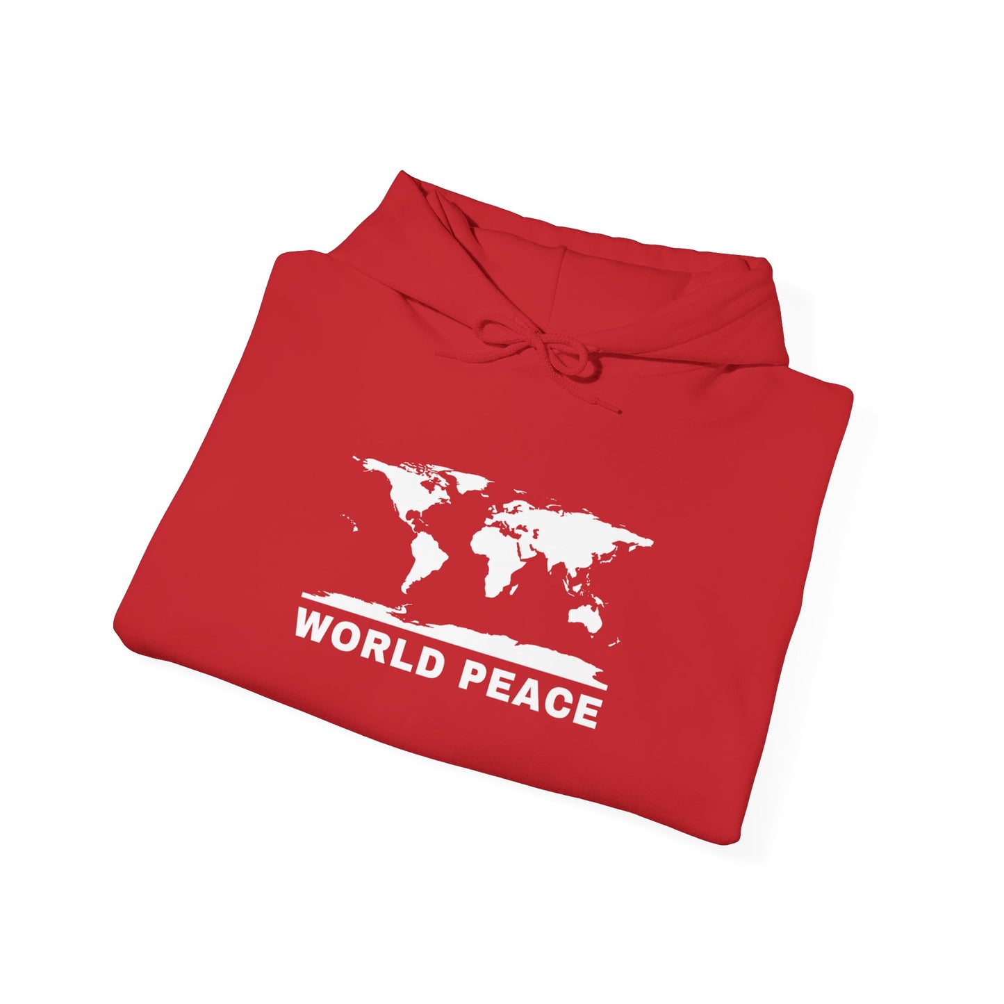 WORLD PEACE ORIGINAL LOGO HOODIE BLACK AND WHITE