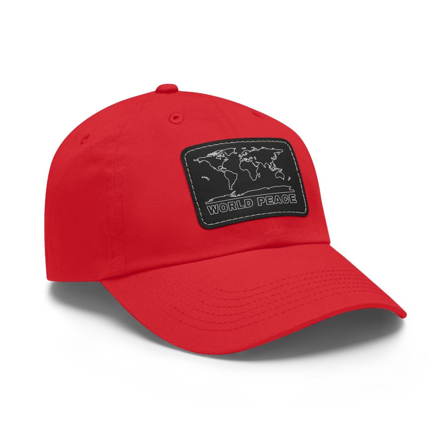 WORLD PEACE LEATHER HAT