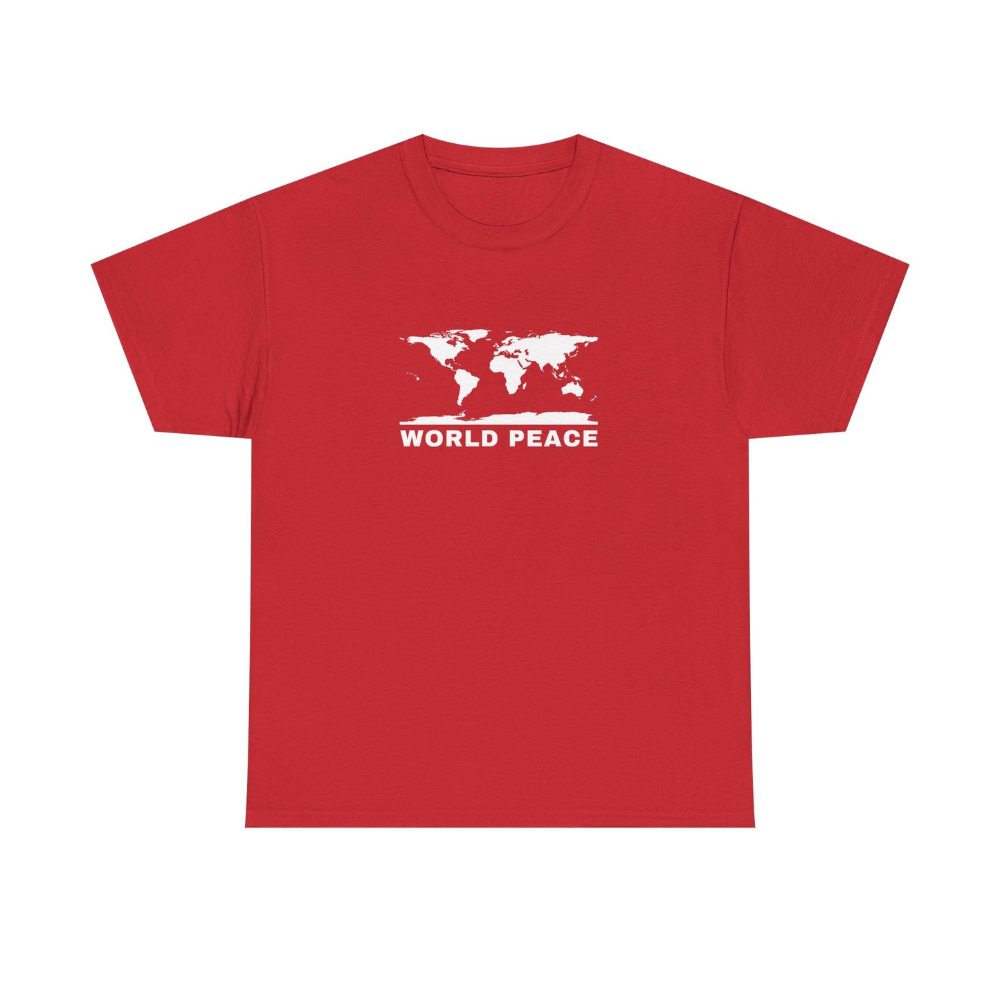 WORLD PEACE ORIGINAL LOGO T-SHIRT BLACK AND WHITE