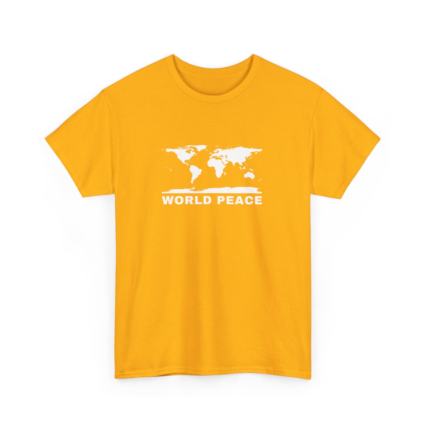 WORLD PEACE ORIGINAL LOGO T-SHIRT BLACK AND WHITE