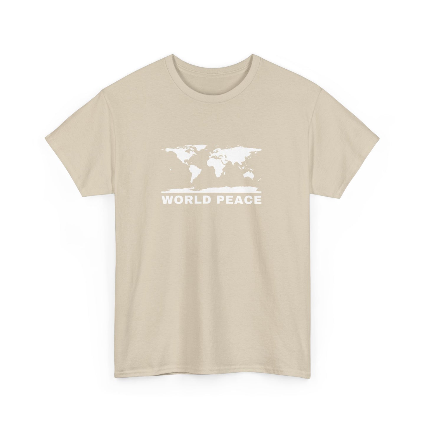 WORLD PEACE ORIGINAL LOGO T-SHIRT BLACK AND WHITE