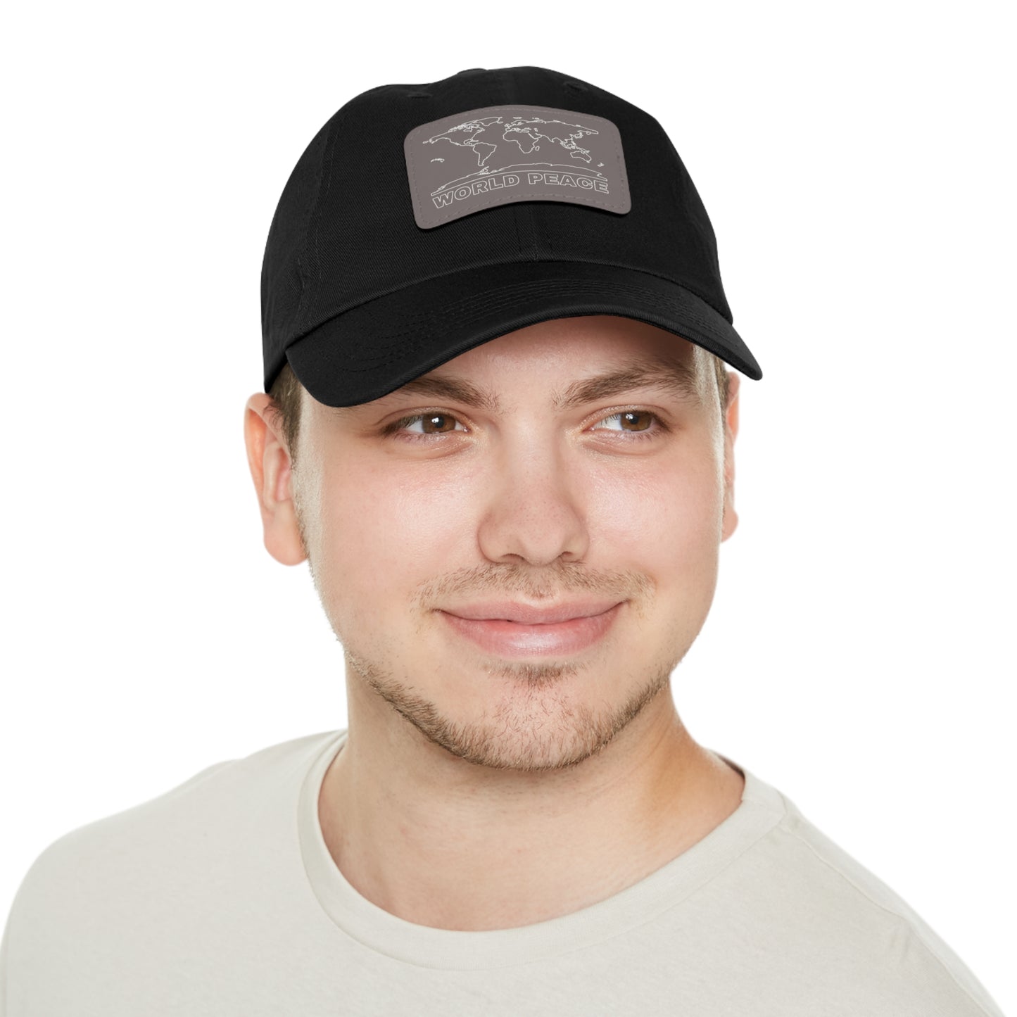 WORLD PEACE LEATHER HAT