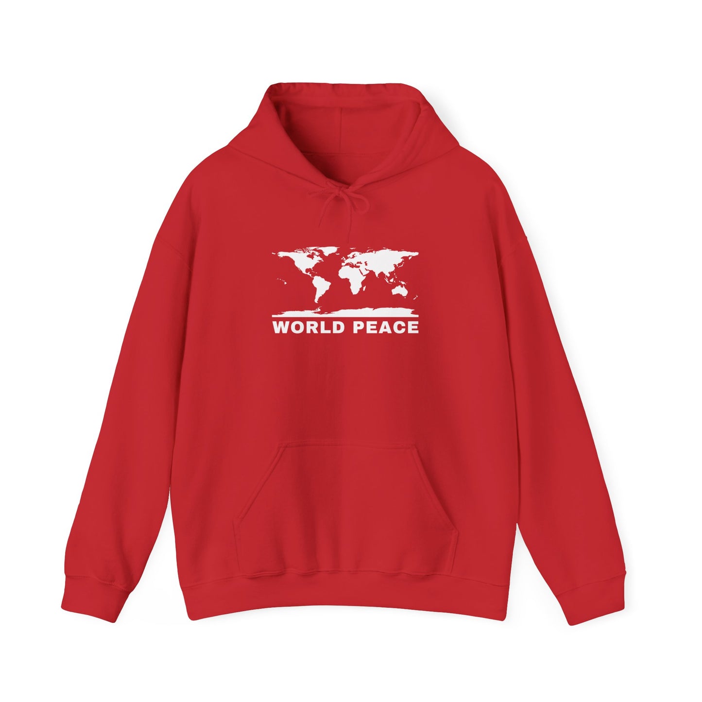 WORLD PEACE ORIGINAL LOGO HOODIE BLACK AND WHITE