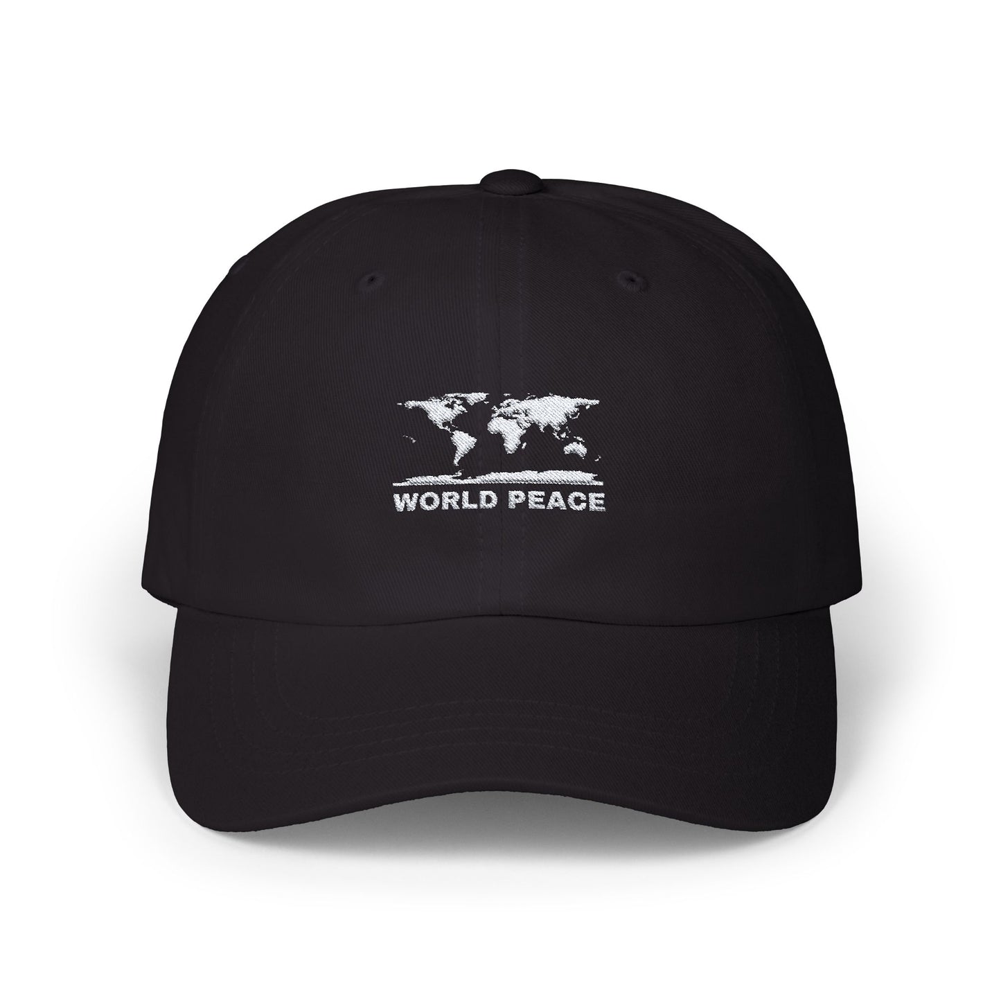 World Peace Embroidered Ball Cap