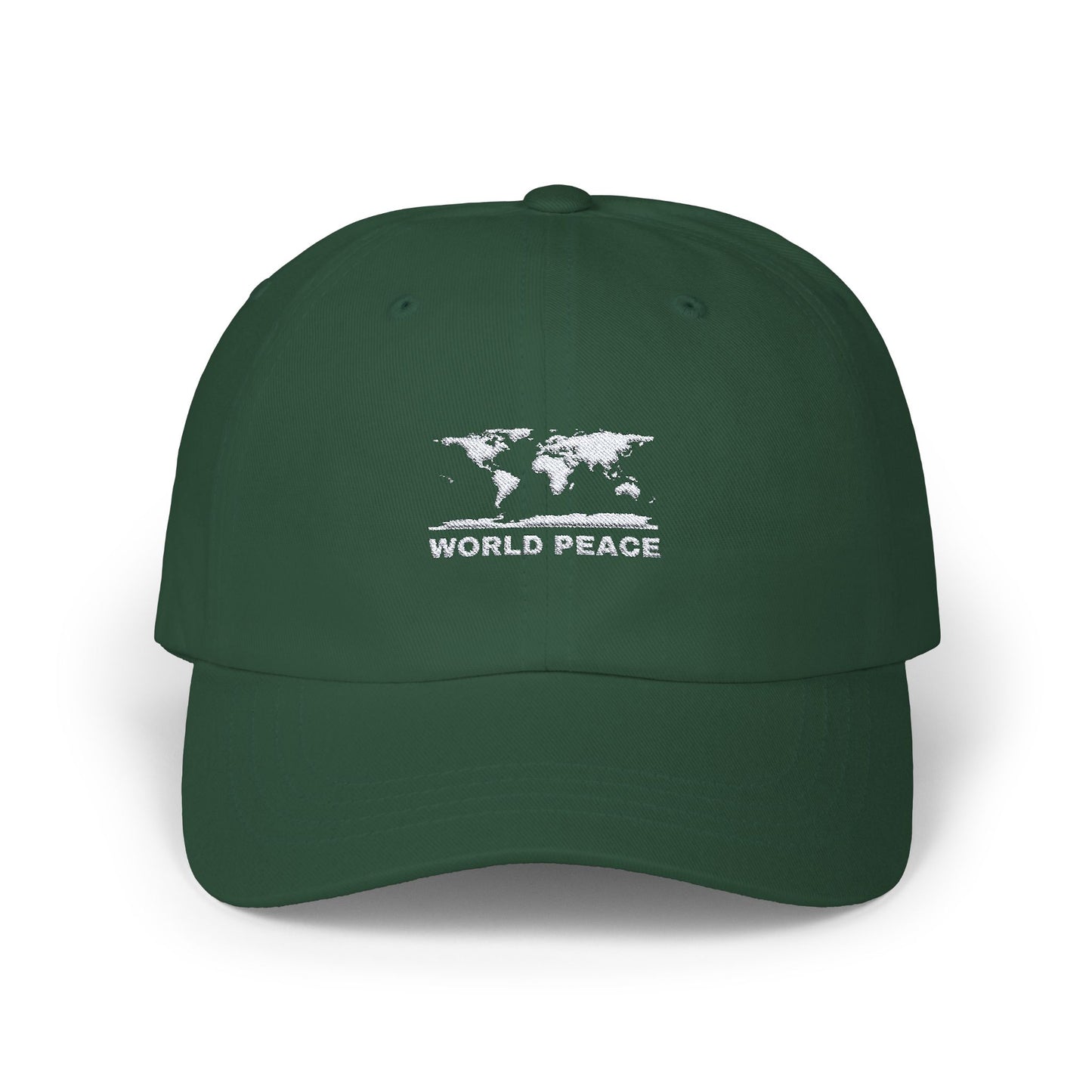 World Peace Embroidered Ball Cap