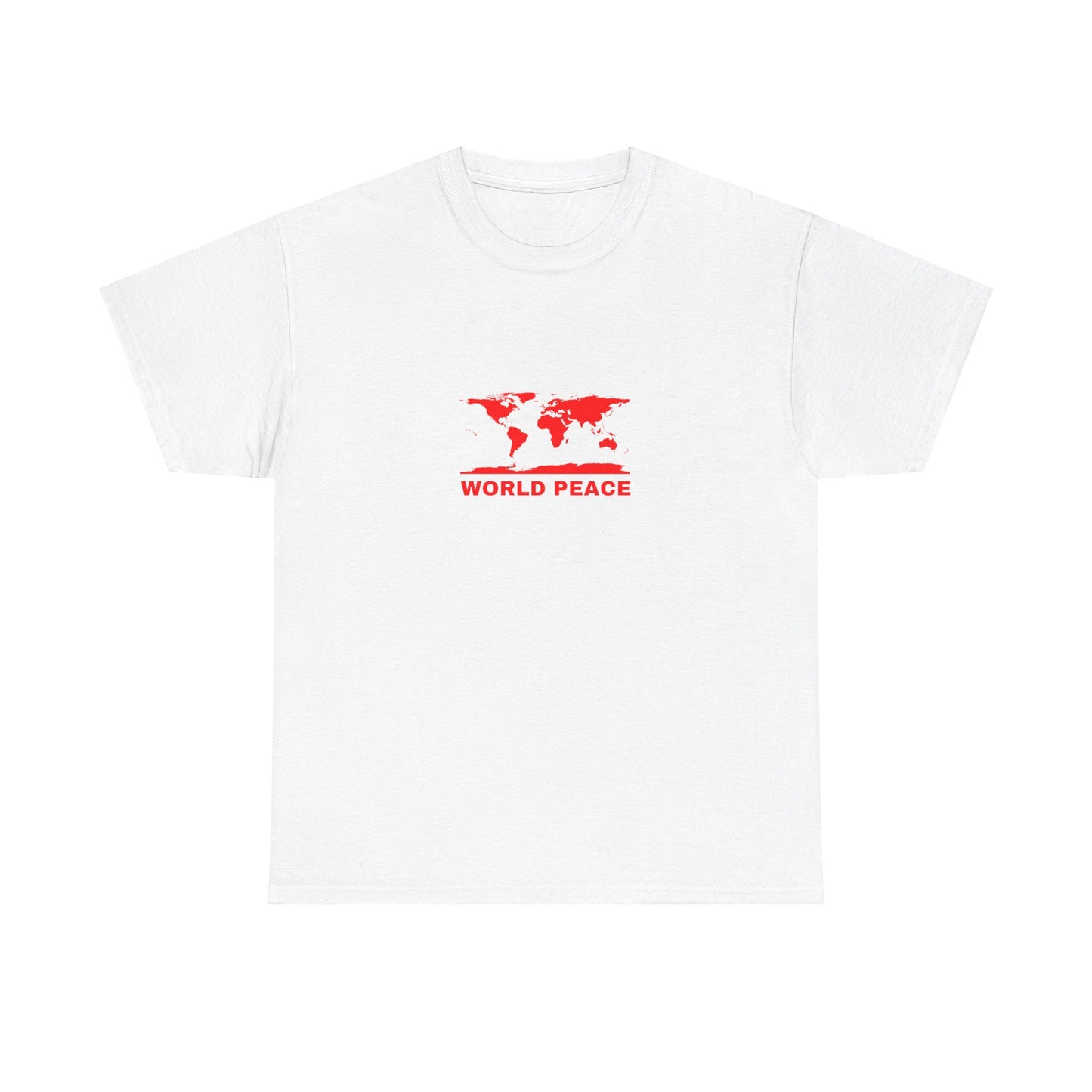 World Peace T-Shirt Red English