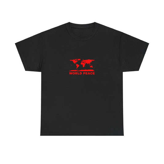 World Peace T-Shirt Red English