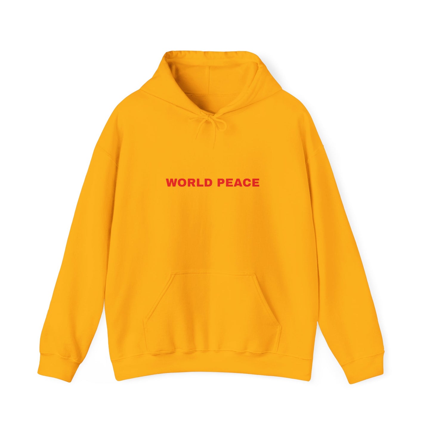 World Peace Hoodie English Script Red