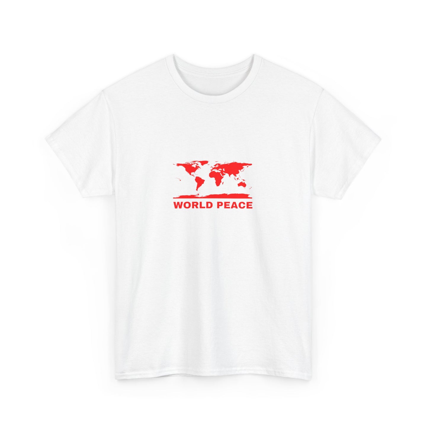 World Peace T-Shirt Red English