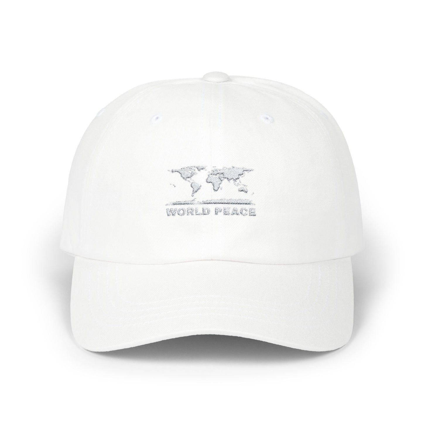 World Peace Embroidered Ball Cap